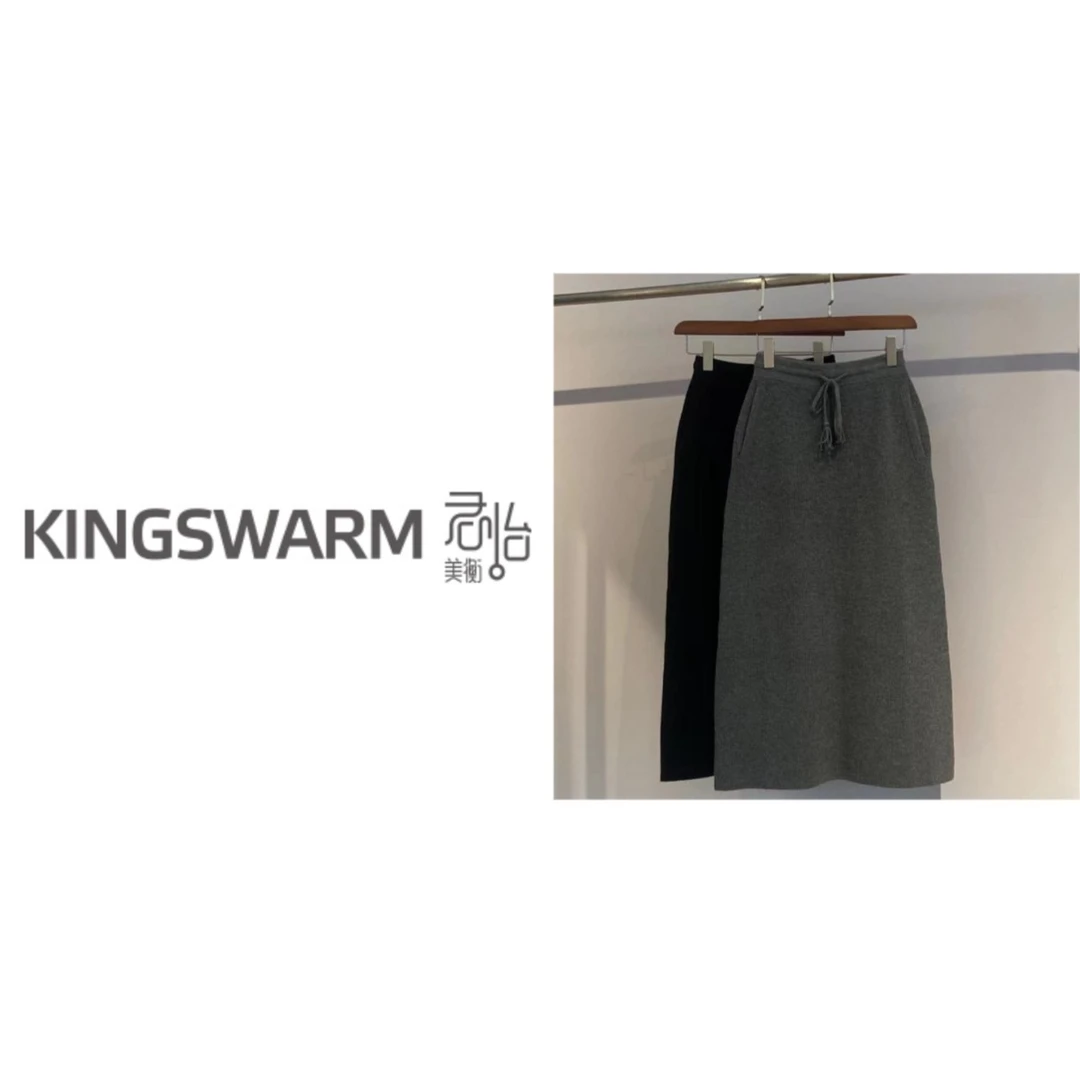 新华【羊绒中长款半身裙】100山羊绒