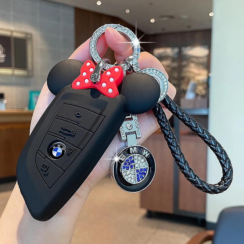 适用宝马钥匙套三系5系525扣X5壳1系3系320五X1X2X3包530Li刀锋女