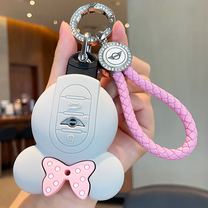 宝马MINI车钥匙套countryman壳cooper扣one迷你f54f55f56F60女款