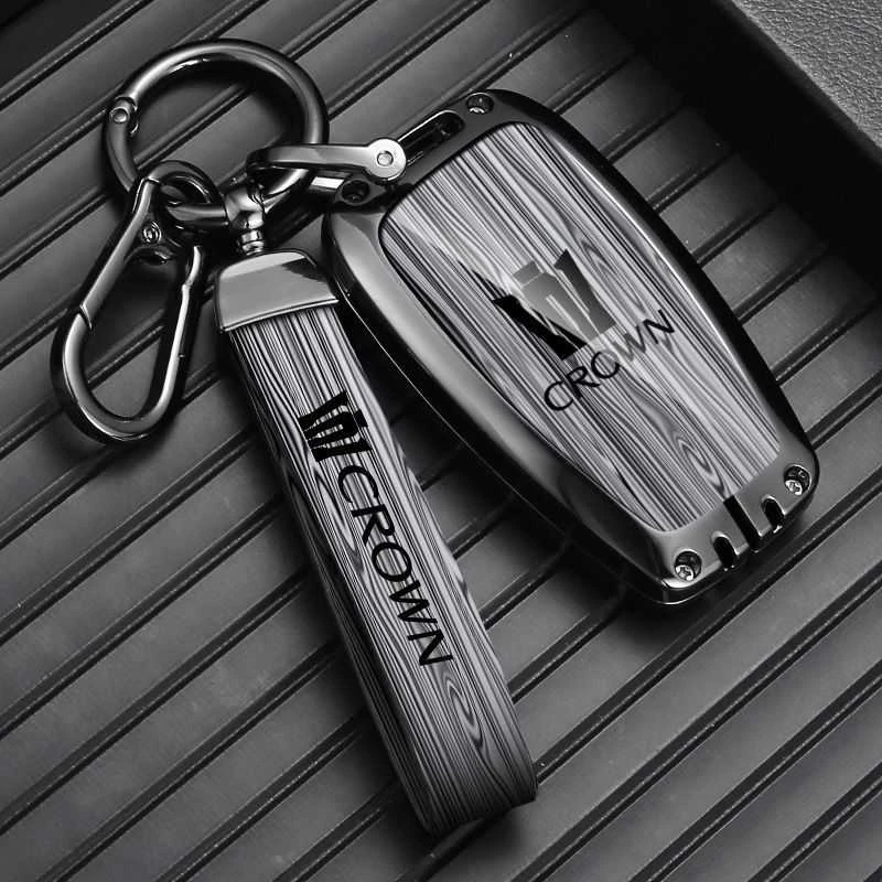 适用丰田皇冠陆放汽车钥匙套专用新款一汽皇冠时尚新钥匙包扣装