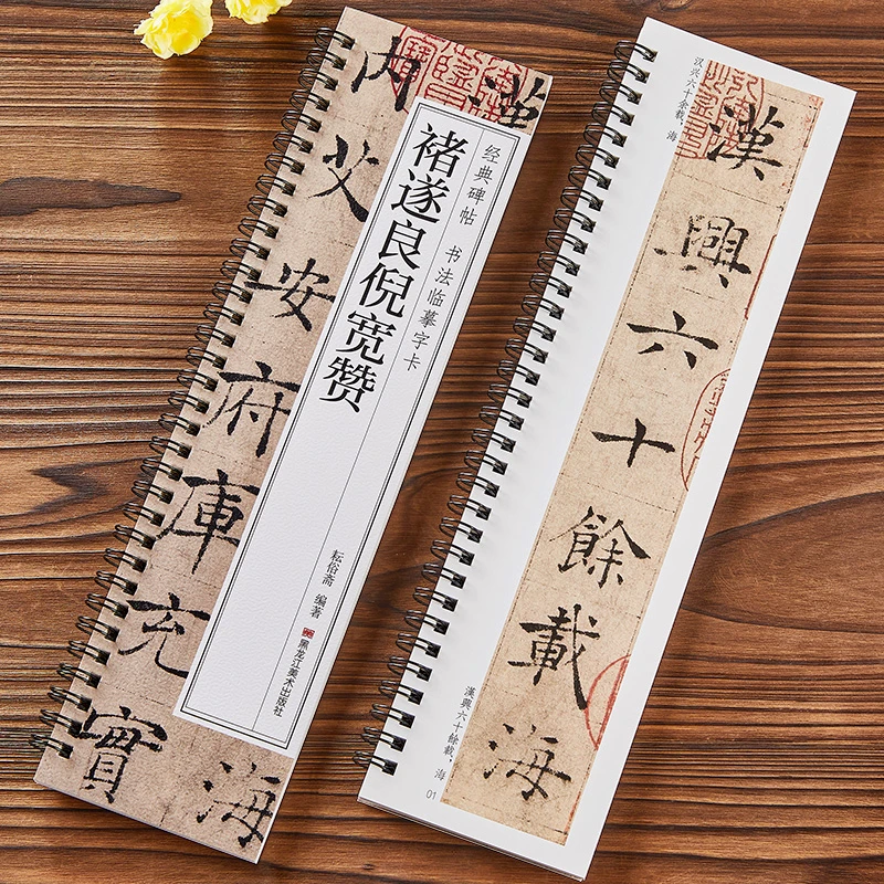 褚遂良倪宽赞 经典碑帖近距离书法临摹字卡 原帖原大版全文成人初