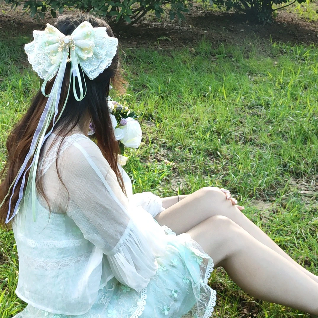 直播间蝴蝶结发饰福利专拍