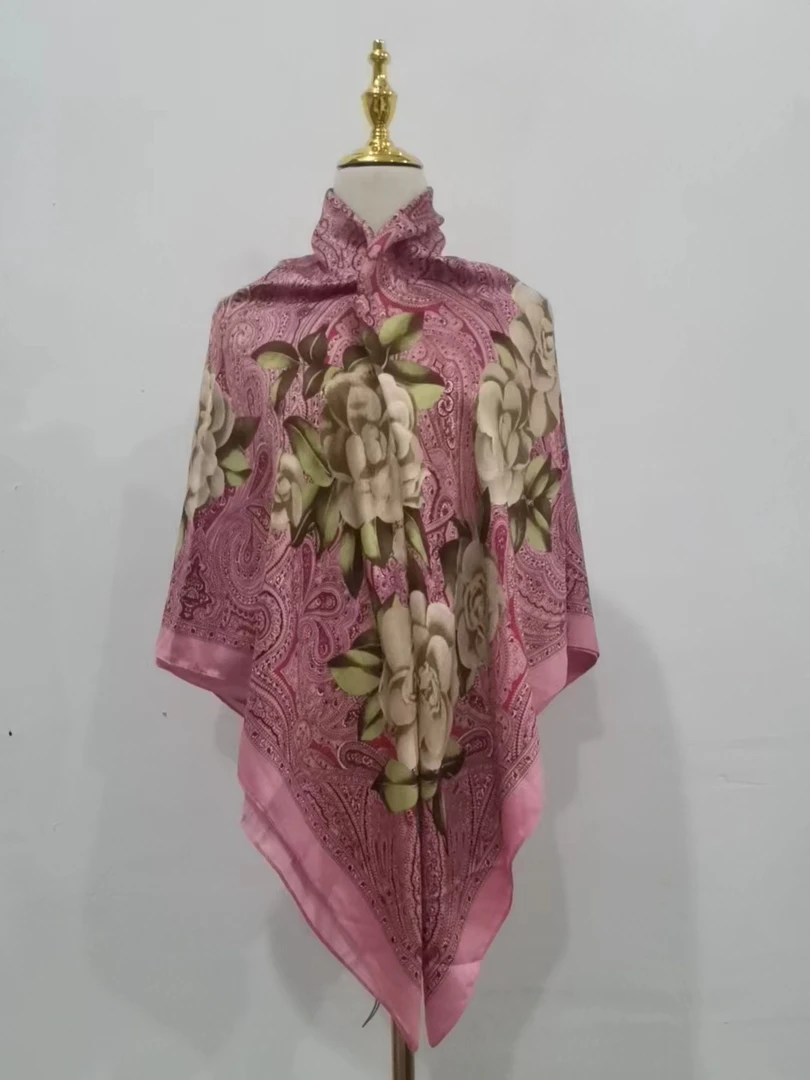 羊毛百搭女士四季款围巾大披肩130-130