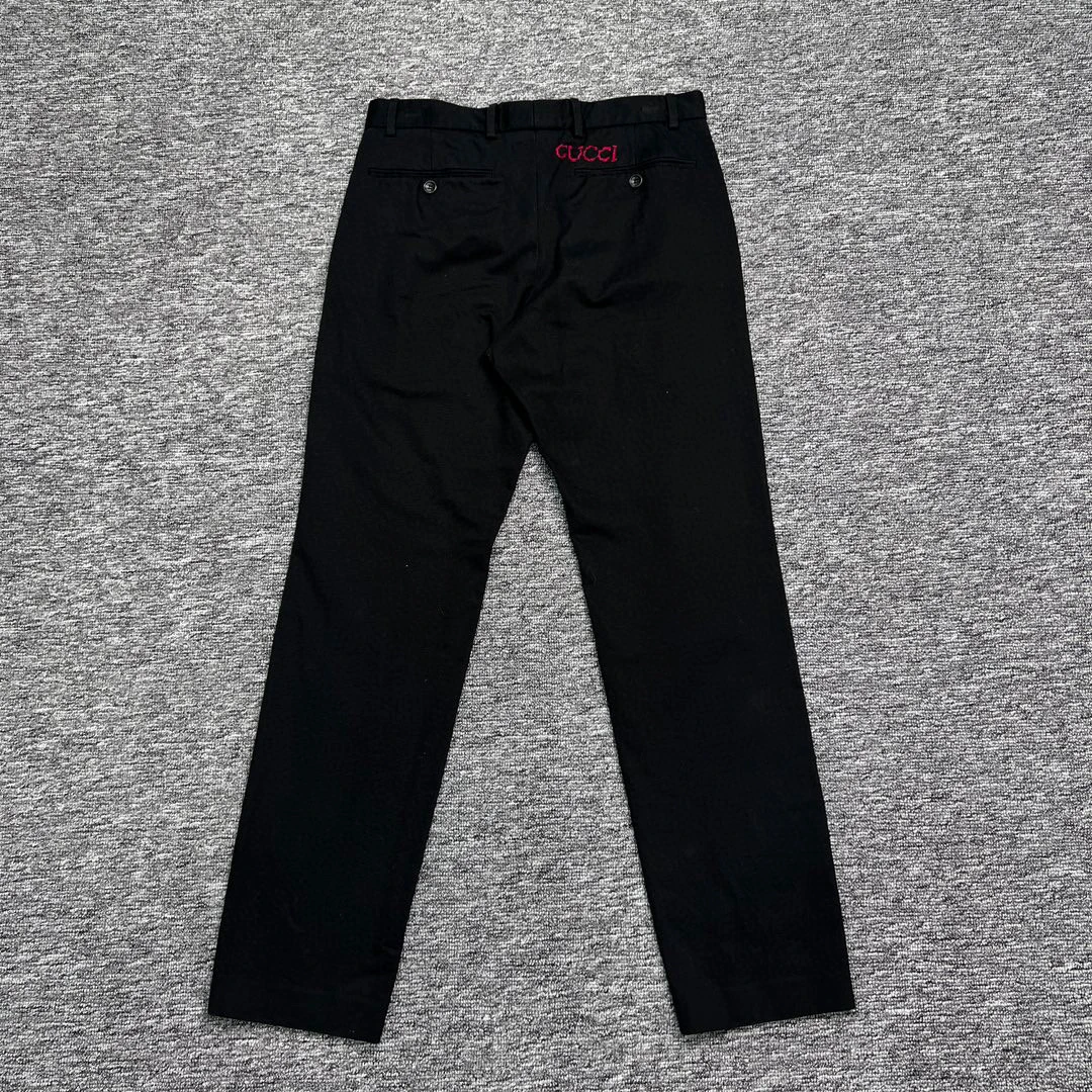 95新 GUCCI/古驰 刺绣字母 休闲长裤/44码/95新/wk0306
