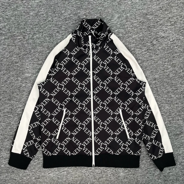 Valentino/华伦天奴满印字母logo休闲夹克外套/m码/99新/wk0362