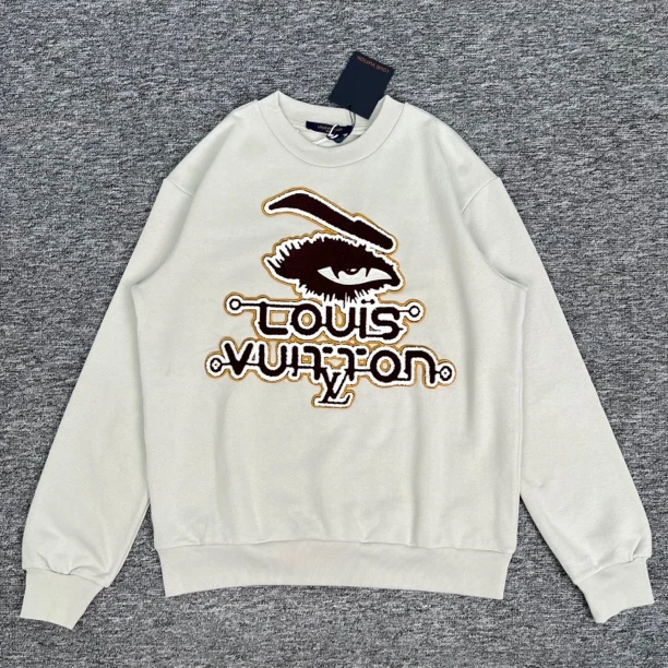 全新未使用 LouisVuitton/路易威登 眼睛圆领卫衣/M码/wk0246