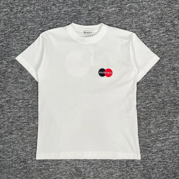 99新 Balenciaga/巴黎世家 字母印花短袖T恤/M码/99新/wk0028