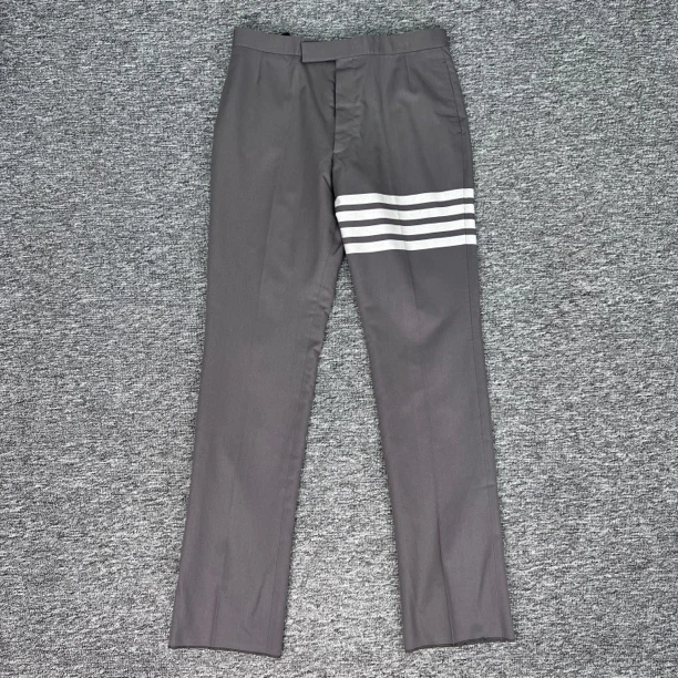 95新 THOMBROWNE 汤姆布朗  经典四条杠 直筒长裤/未使用/wk0199
