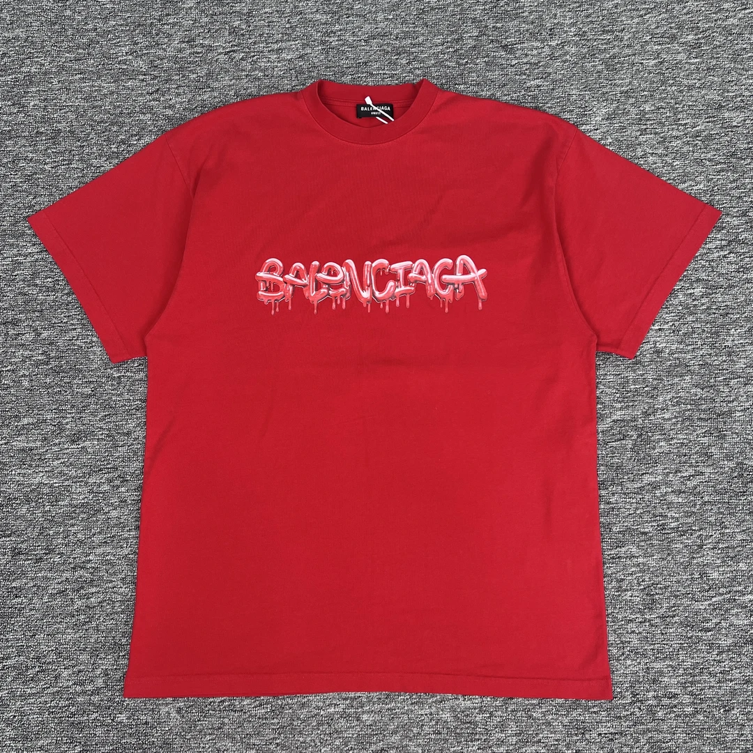 未使用 Balenciaga/巴黎世家 果冻涂鸦 短袖/2码/未使用/wk0055