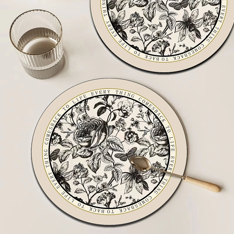 Mooshine慕上 【四片】北欧轻奢杯垫隔热防烫餐盘垫碗垫家用速干