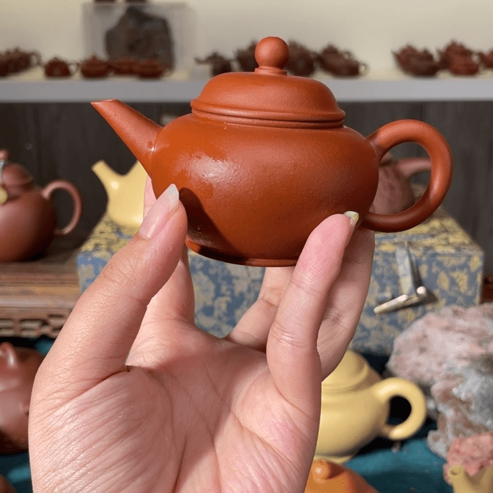 紫砂壶半手工小红泥