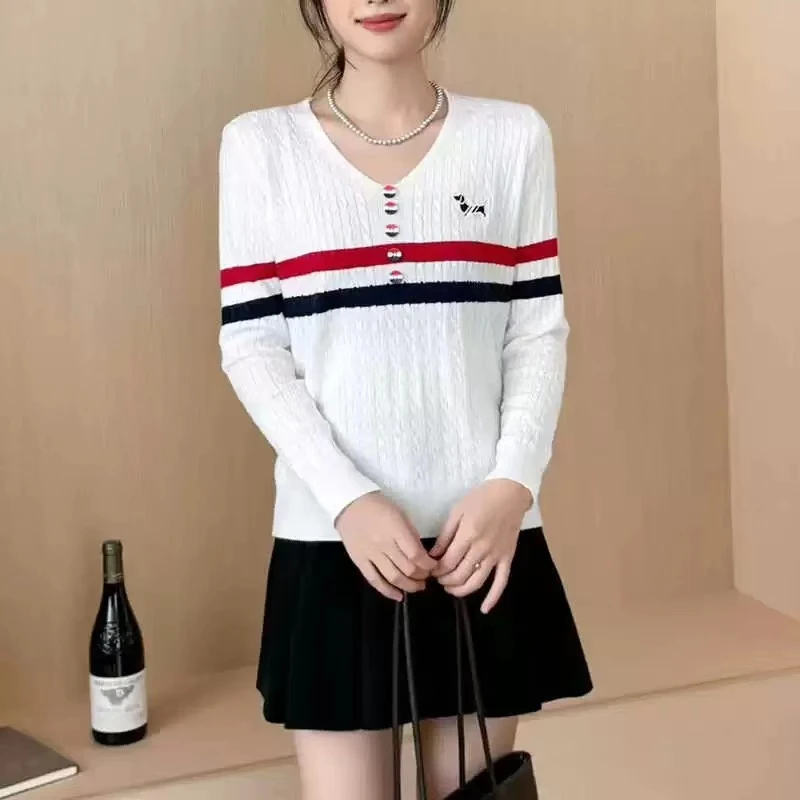 【文姐】2024年秋冬季新款高端女装显瘦上衣欧货慵懒风针织修身时尚
