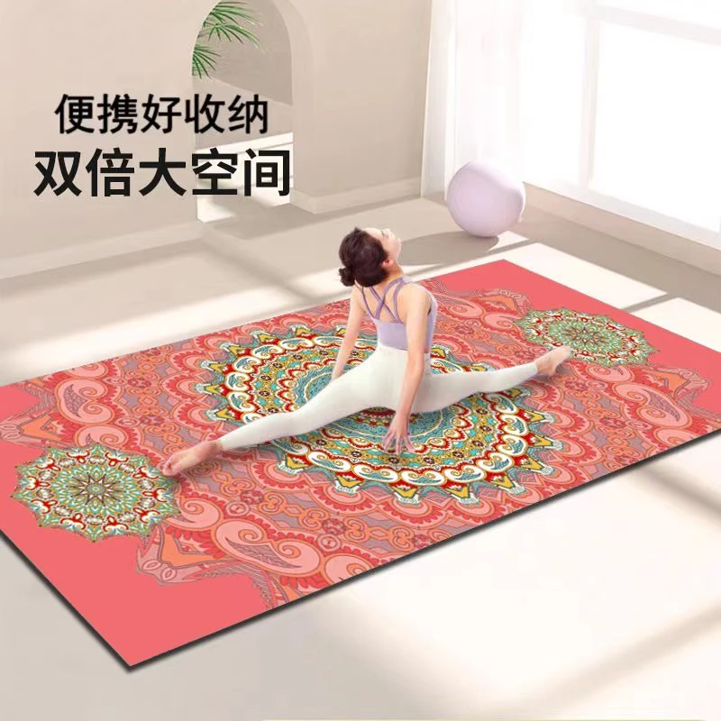 高颜值瑜伽垫健身垫家用防水隔音减震专业锻炼加宽加长瑜伽垫