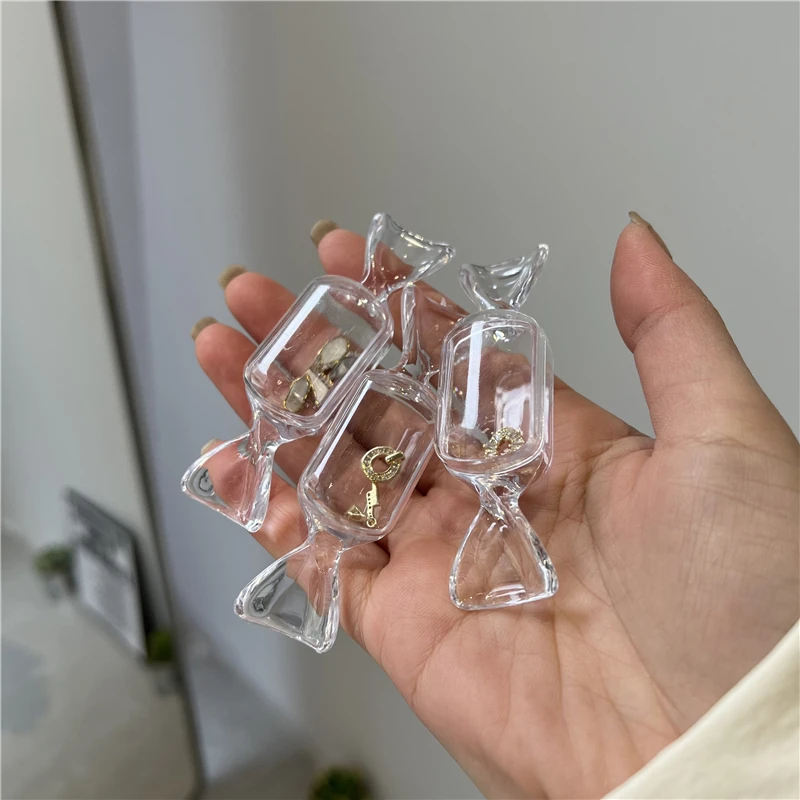 【马上制造局】糖果收纳盒美甲钻装饰日系创意透明糖果造型迷你