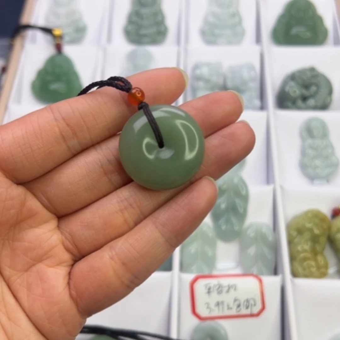 【闪购商品】东陵石颈饰未镶嵌平安扣（多样性发货发其一）