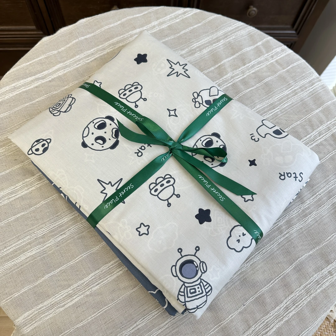 断码！纯棉精梳印花小号三件套单人学生宿舍床品