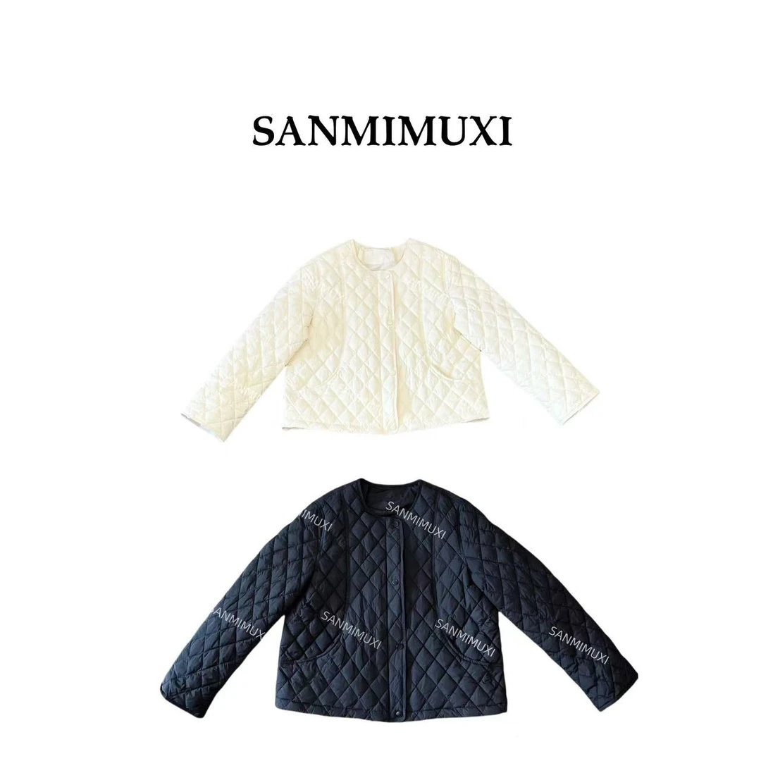 SANMI/叁米  90白鸭绒*菱格羽绒服外套 28161