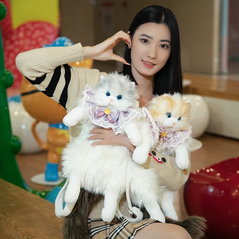布偶猫背包仿真玩偶公仔猫咪毛绒玩具送女朋友闺蜜儿童生日礼物