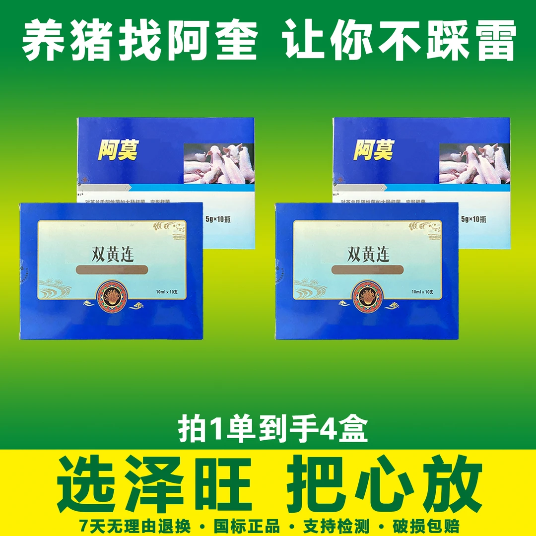 【阿奎专享】猪高热不吃孕畜可用养猪养殖有益含量必备使用套装