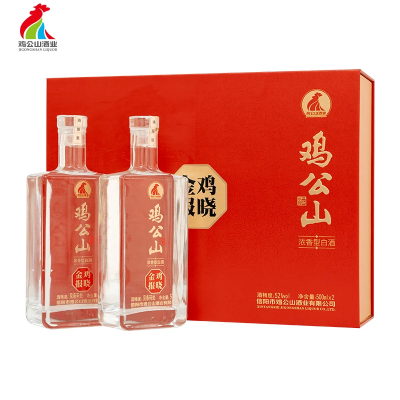 JI GONG SHAN/鸡公山【厂长】金鸡报晓过年送礼盒52度500ml