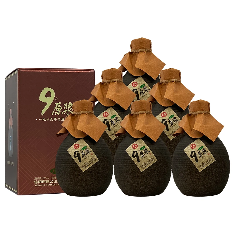 JI GONG SHAN/鸡公山9年原浆【酒二代】纯粮食酒优级盒装56度500ml