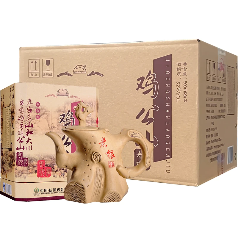 JI GONG SHAN/鸡公山【旗舰店】老根酒鸡公山酒业出品45度52度500ml