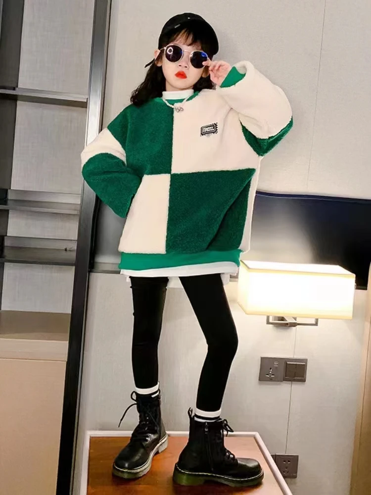 801-999编号儿童圆领套男女童针织卫衣卫裤