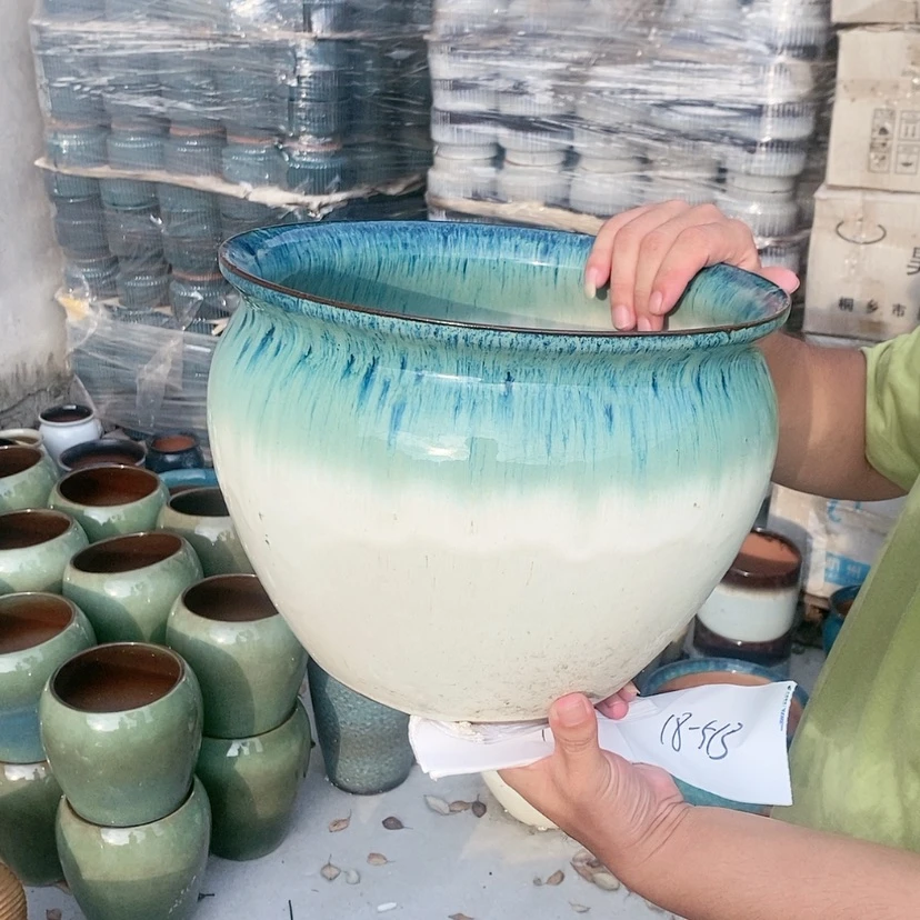 【闪购商品】红陶20CM以下王老板花盆0818-513微瑕