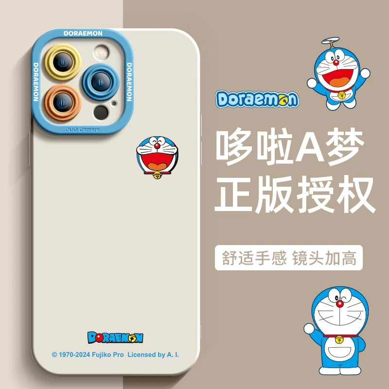 哆啦A梦苹果iPhone15ProMax手机壳14小众13创意12防摔X软壳11女新