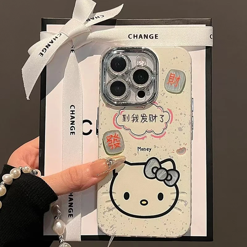 到我发财了适用苹果16/15手机壳可爱14Promax/13/XR软套11/新款12