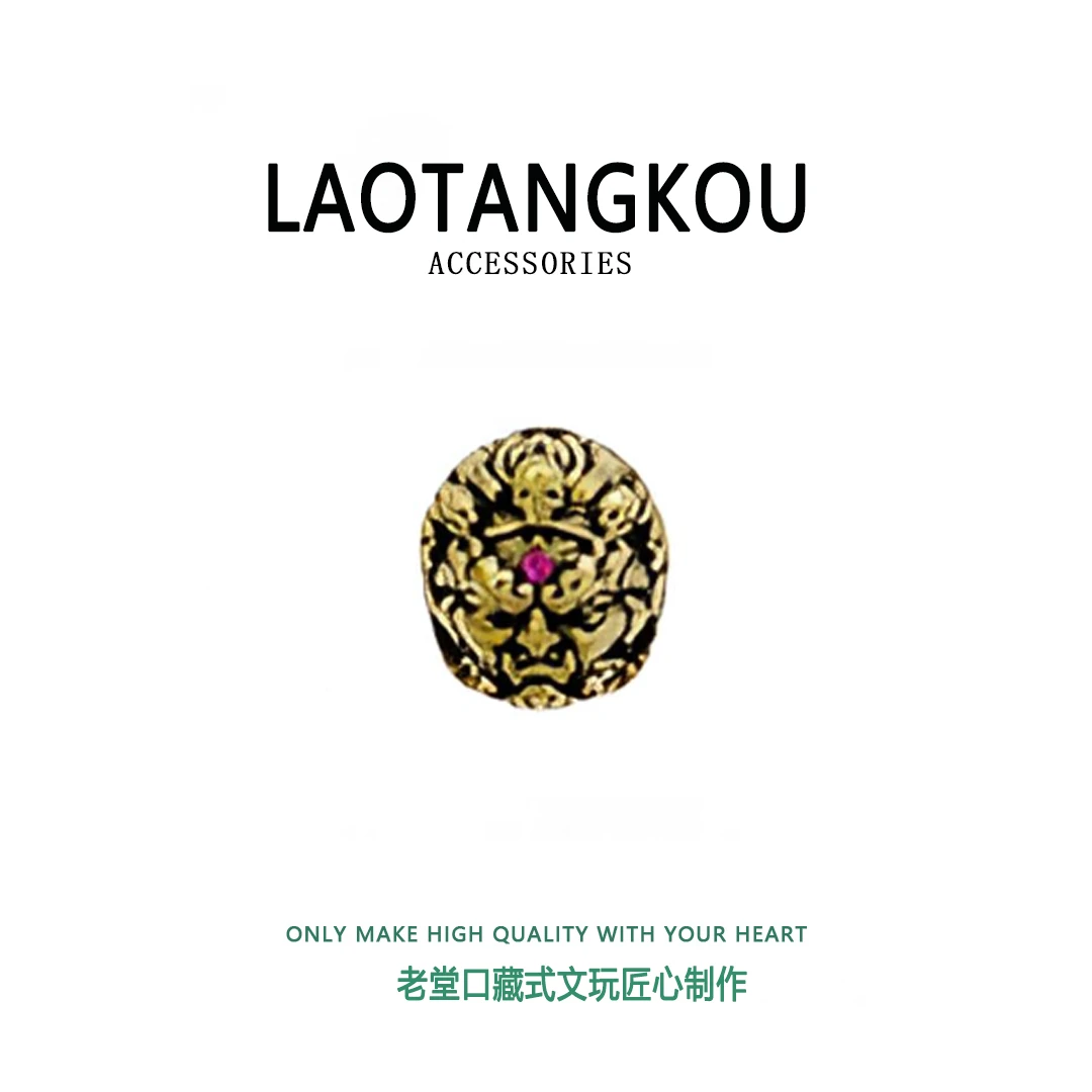 108铜藏式大黑天单珠9.5*10mm