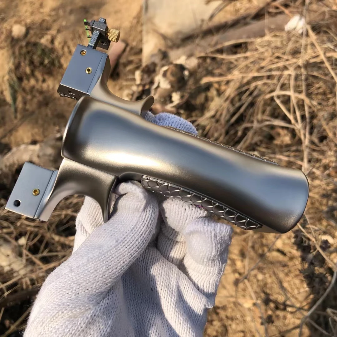 锁凤10代移动弓门弹弓钛合金材质弓头精致户外成人高端玩具产品