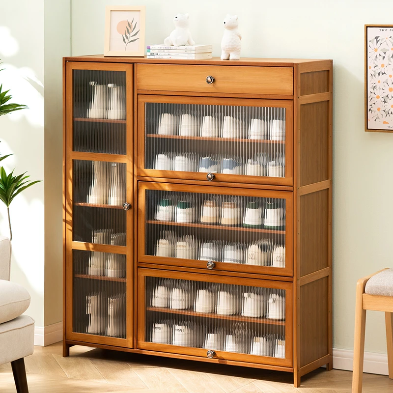 鞋柜家用门口鞋架子简易省空间宿舍出租屋收纳神器入户实木小房间