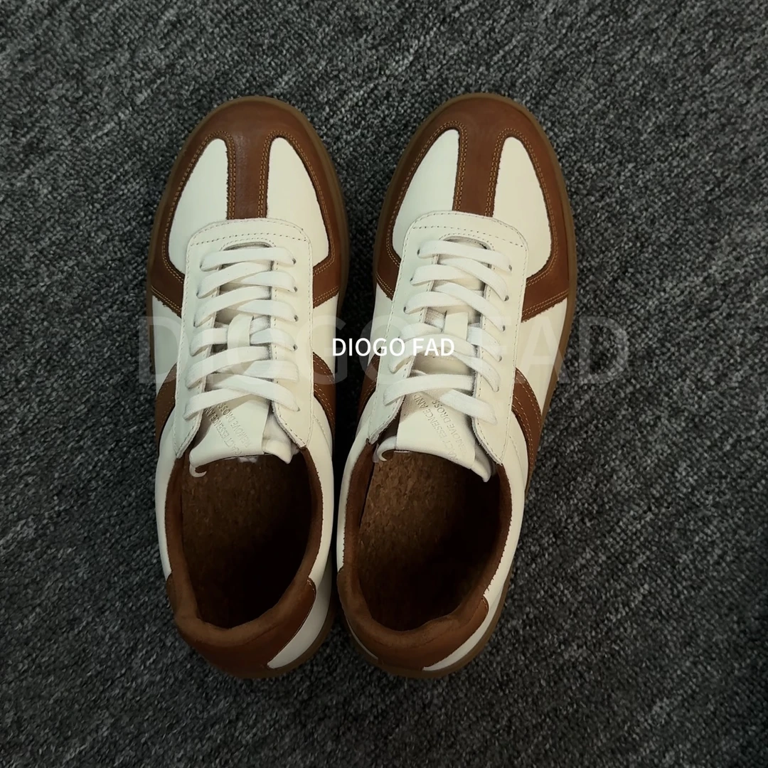 DIOGO  24FW   De Xun Shoes头层小牛皮-小众设计师款复古德训鞋