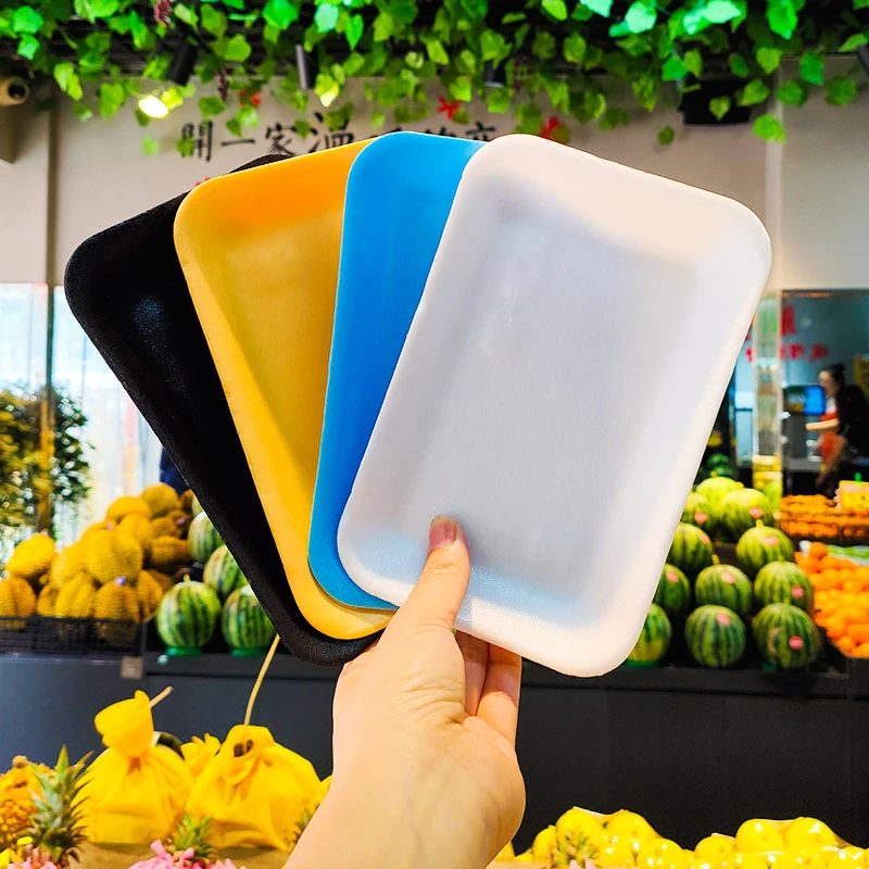 一次性水果平纹托盘软底彩色水果托盘果蔬生鲜通用陈列加厚托盘