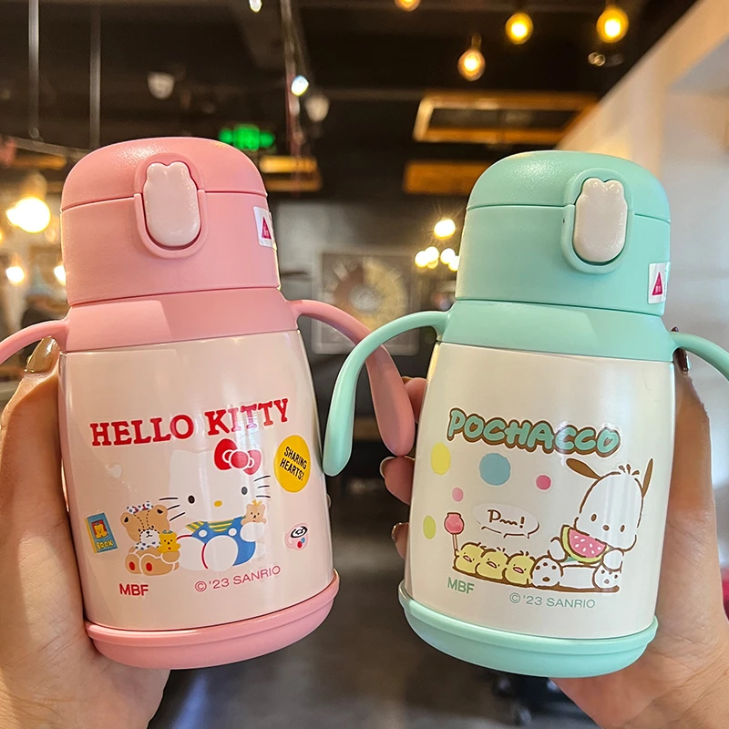 hellokitty水杯保温杯儿童316食品级婴幼儿专用小月龄宝宝学饮杯
