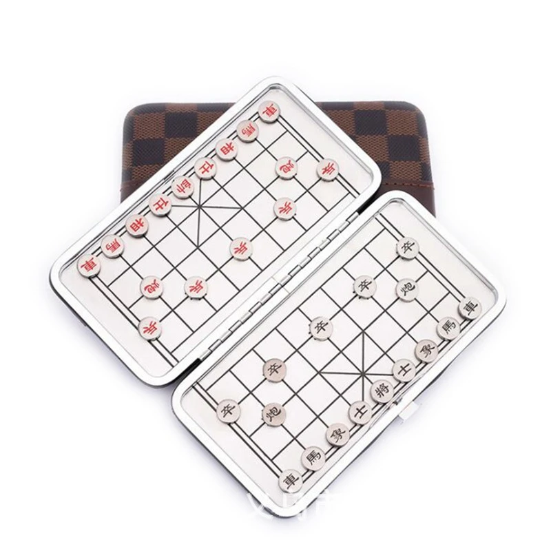 口袋迷你中国小象棋折叠磁性便携式磁石象棋学生磁铁益智棋类