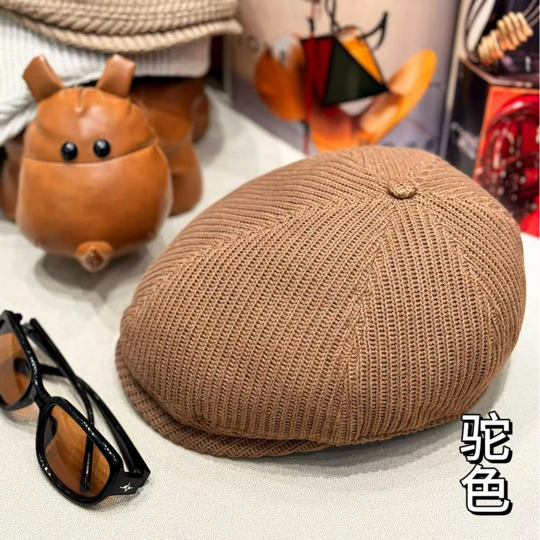 [68岁小姐姐]25年新款复古港风气质纯色百搭简约前进帽QY4 7910
