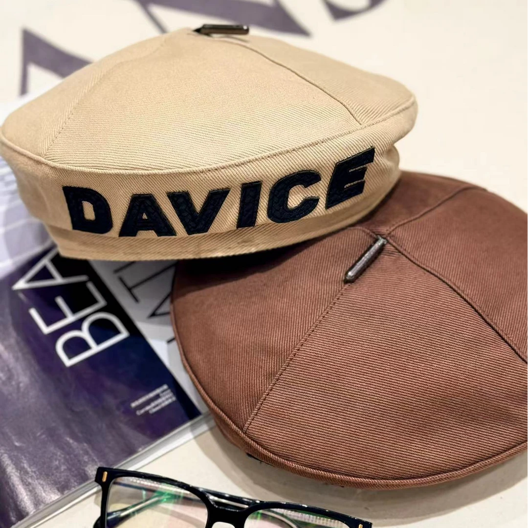 【68岁小姐姐】复古休闲时尚字母百搭贝雷帽南瓜帽画家帽XX2 1613