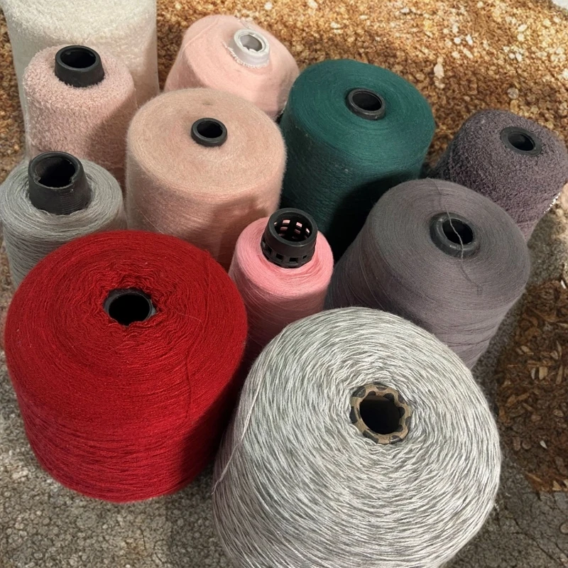 B批发帽子围巾毛衣手工编织毛线柔软家用毛绒亲肤针织时尚可爱