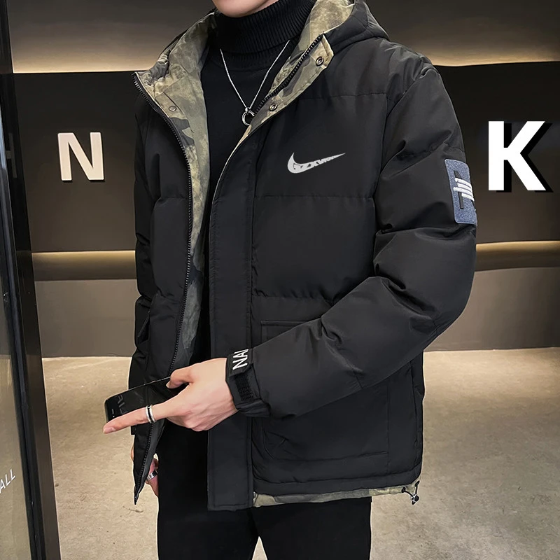 品牌运动棉衣男生冬季外套大码宽松棉服加厚保暖时尚棉袄可脱卸帽