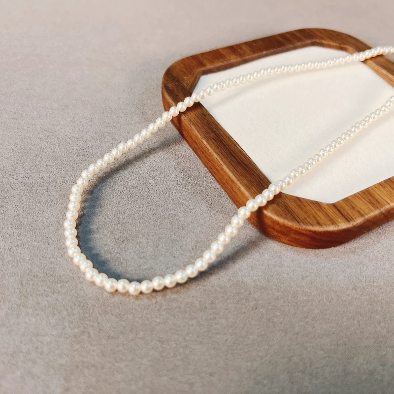 铜合金仿珍珠项链 【1702】韩/TADIANNA/芭蕾舞曲项链