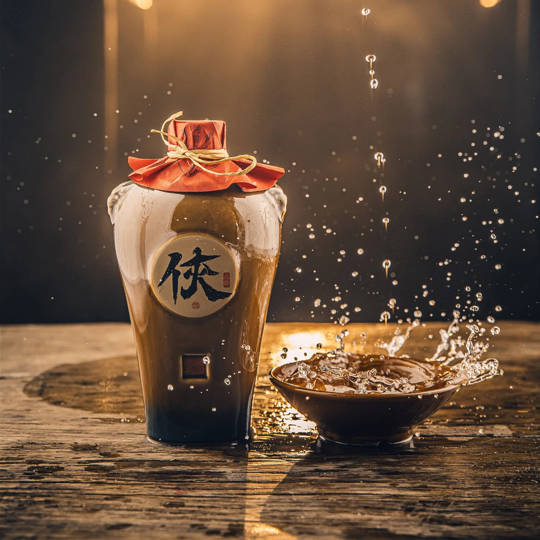 郭记酒坊侠字贰拾 双瓶装 高档礼袋 纯粮白酒52度500ml*2瓶