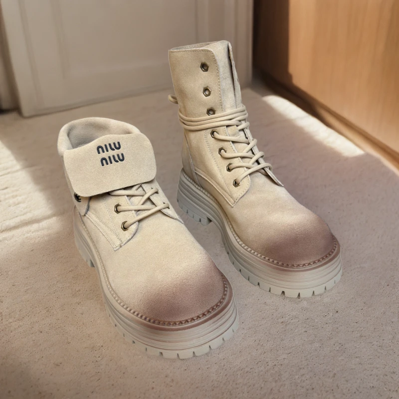 马丁靴夏季薄款短靴女新款便捷百搭夏天靴子经典骑士马丁靴女单靴