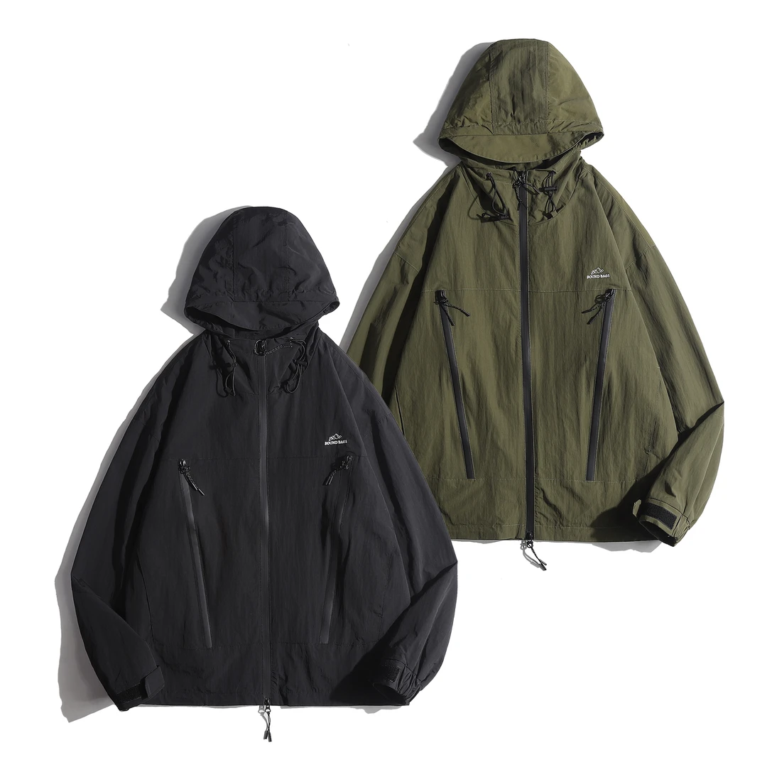 春季简约风日系复古拉链外套港风百搭休闲宽松痞帅夹克GS1316