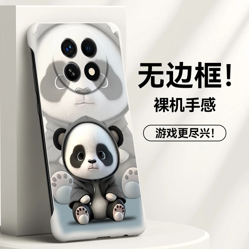 可爱熊猫OPPOA2手机壳Pro硬壳新款超薄A2M无边框半包保护套时尚