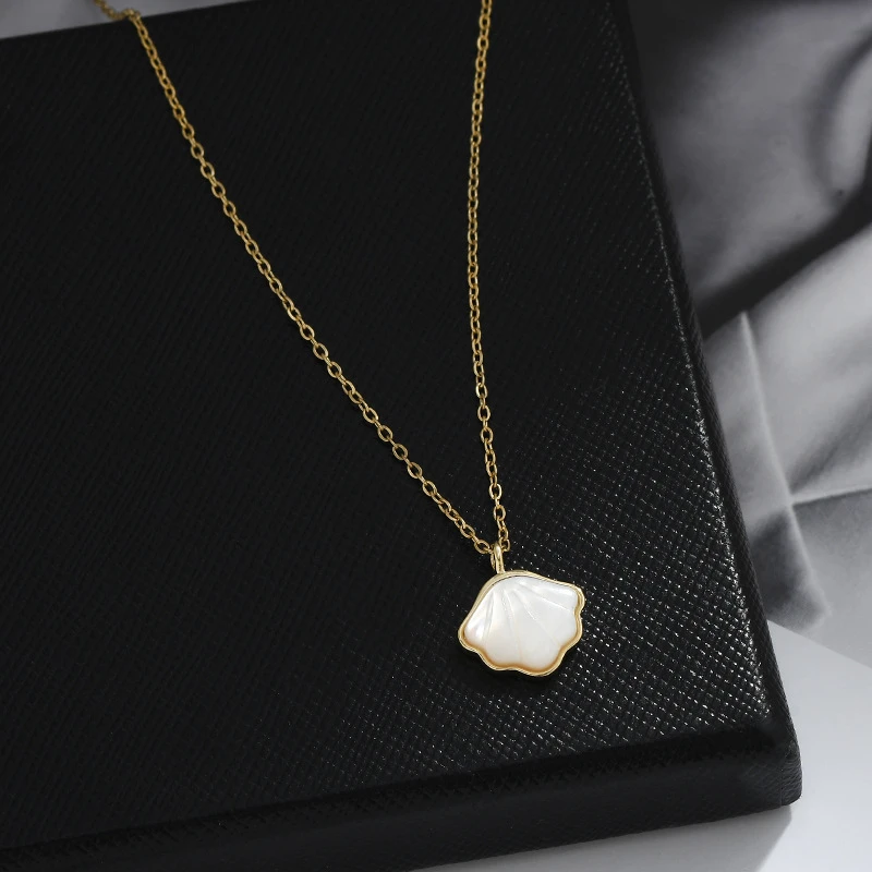 钛钢项链 【主播宠粉】一辈子 轻奢贝壳项链轻奢百搭