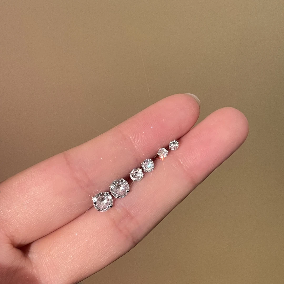 925银耳饰 aiyo【高奢精品】S925纯银针耳钉