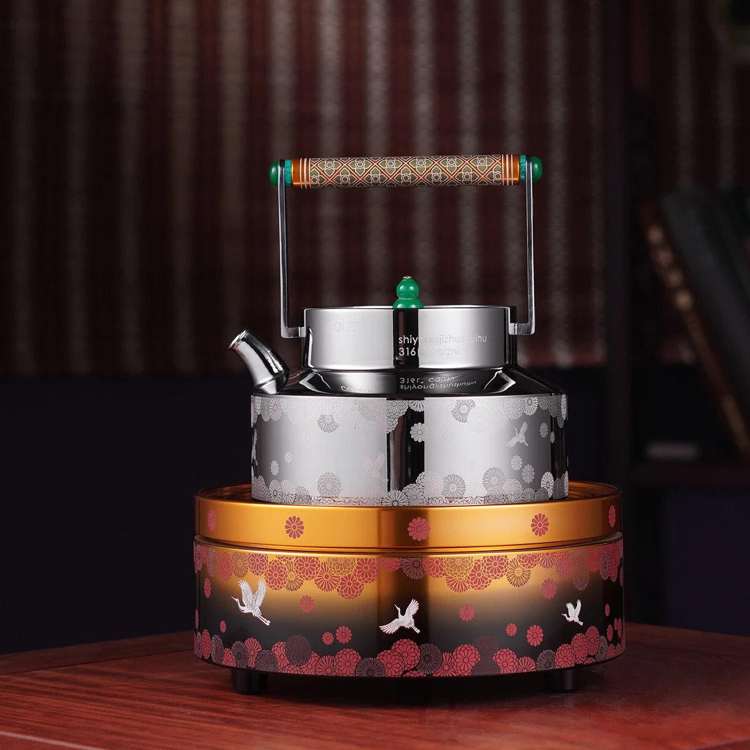 JinFang/晋芳晋芳 鹤隐花洲电陶炉 家用大功率智能语音控制煮水器