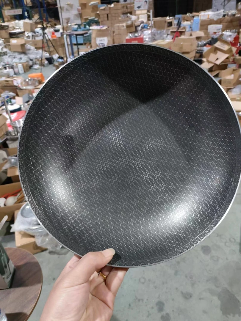 大力哥专属（28-30单面炒锅锅胚）花纹随机仅明火